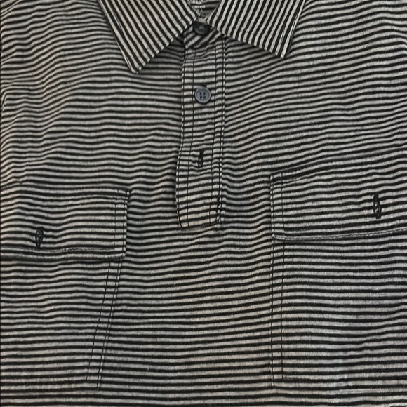 Michael Kors Monochrome Striped Polo - Picture 4 of 4